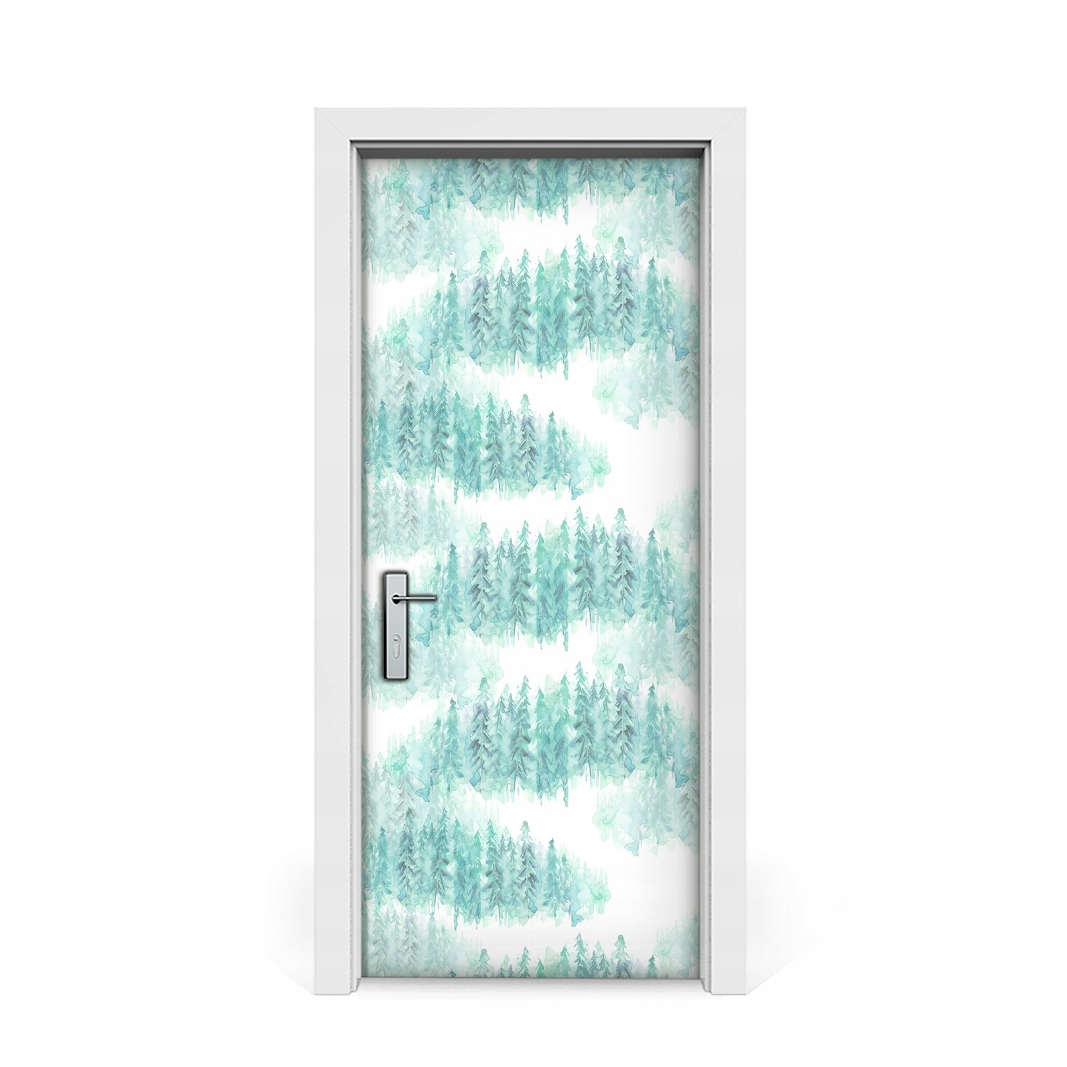 

Naklejka na drzwi okleina Malowany las 85x205