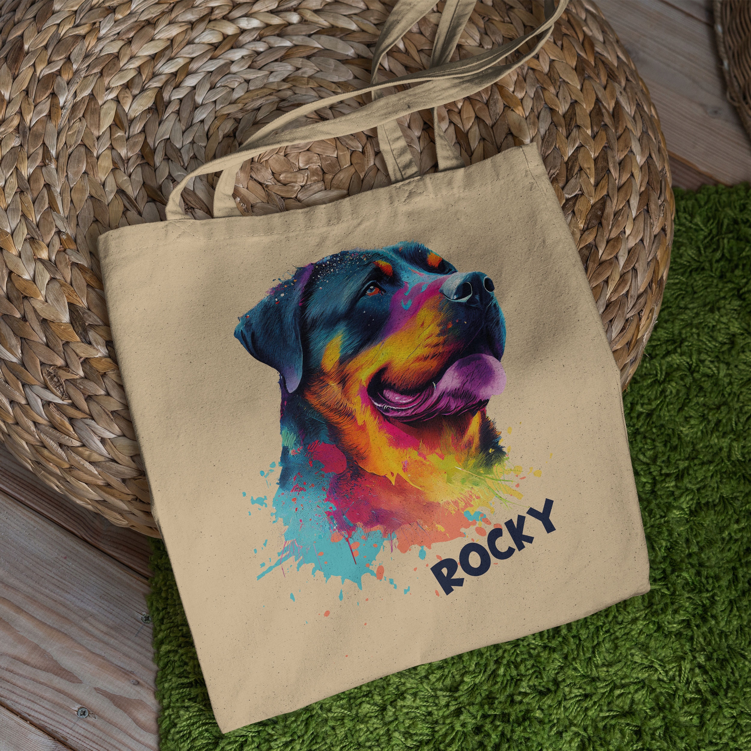 TORBA PIES ROTWEILER EFEKT 3D IMIE PREZENT Rodzaj torba