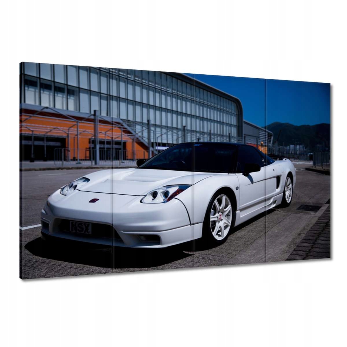 Obrazy 120x80 Honda Nsx Bílé auto