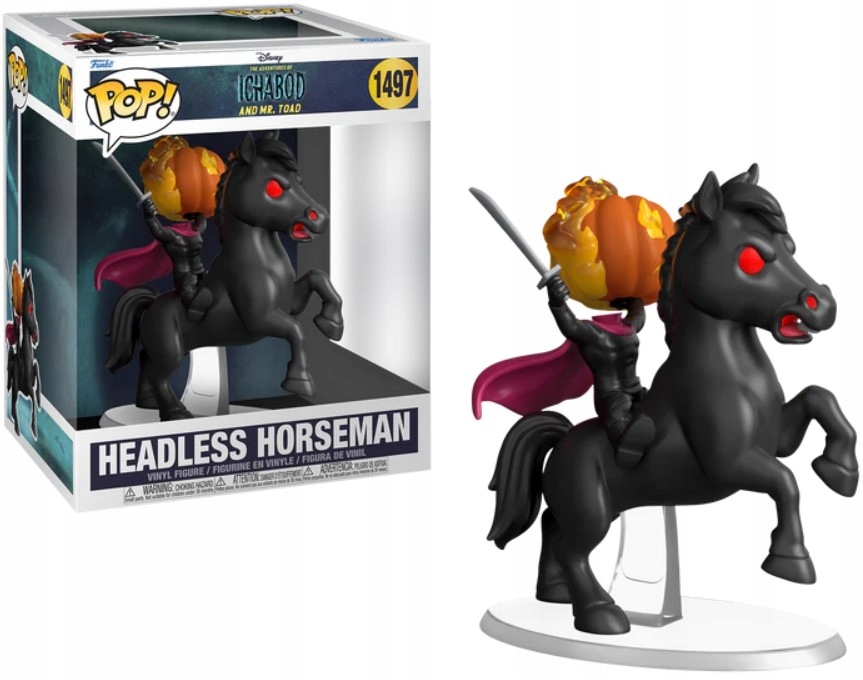 Funko Pop! Sleepy Hollow Rides Deluxe Bezhlavý Jezdec 9 Cm