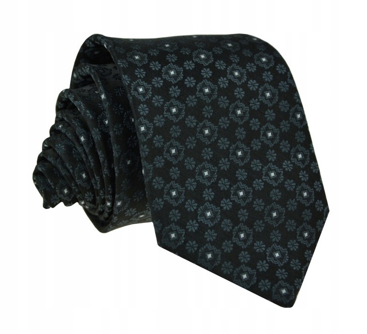 

krawat męski krawaty męskie kwiaty 7cm elegancki