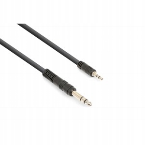 

Kabel Sygnałowy Jack 3.5mm Stereo Jack 6.3mm 1.5m