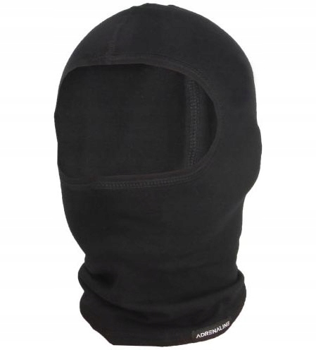 ADRENALINE BAWEŁNIANA KOMINIARKA MOTOCYKLOWA BALACLAVA BLACK OS