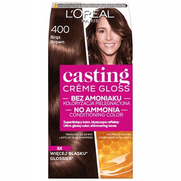 

Loreal Casting Creme Gloss 400 Brąz