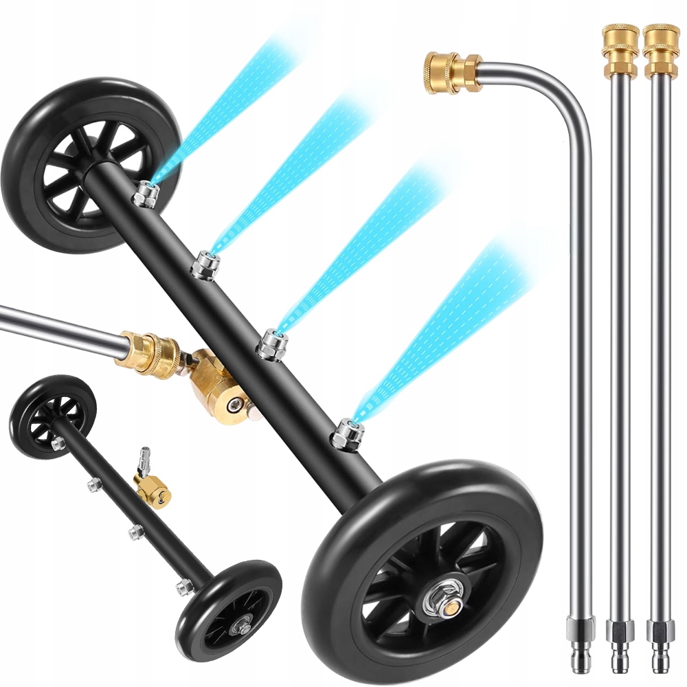 Tlaková Myčka Pod Karoserií Otočné Kolo 360° 4 Trysky 1500-4000 Psi