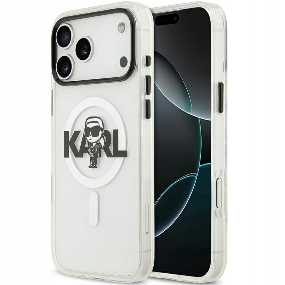 Pouzdro Karl Lagerfeld pro iPhone 17 Pro Max, MagSafe, módní ochranné, lehké