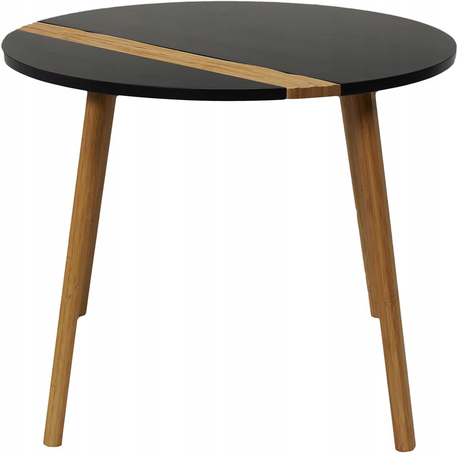 Stoly The Home Deco Factory kulaté 40 x 40 cm 60 x 40 cm černá hnědá