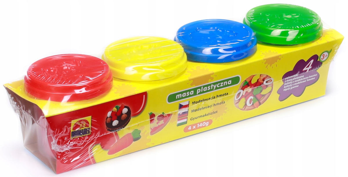 

Ciastolina Zestaw 4 Kolorów Zapas Masa Tuby 140 g