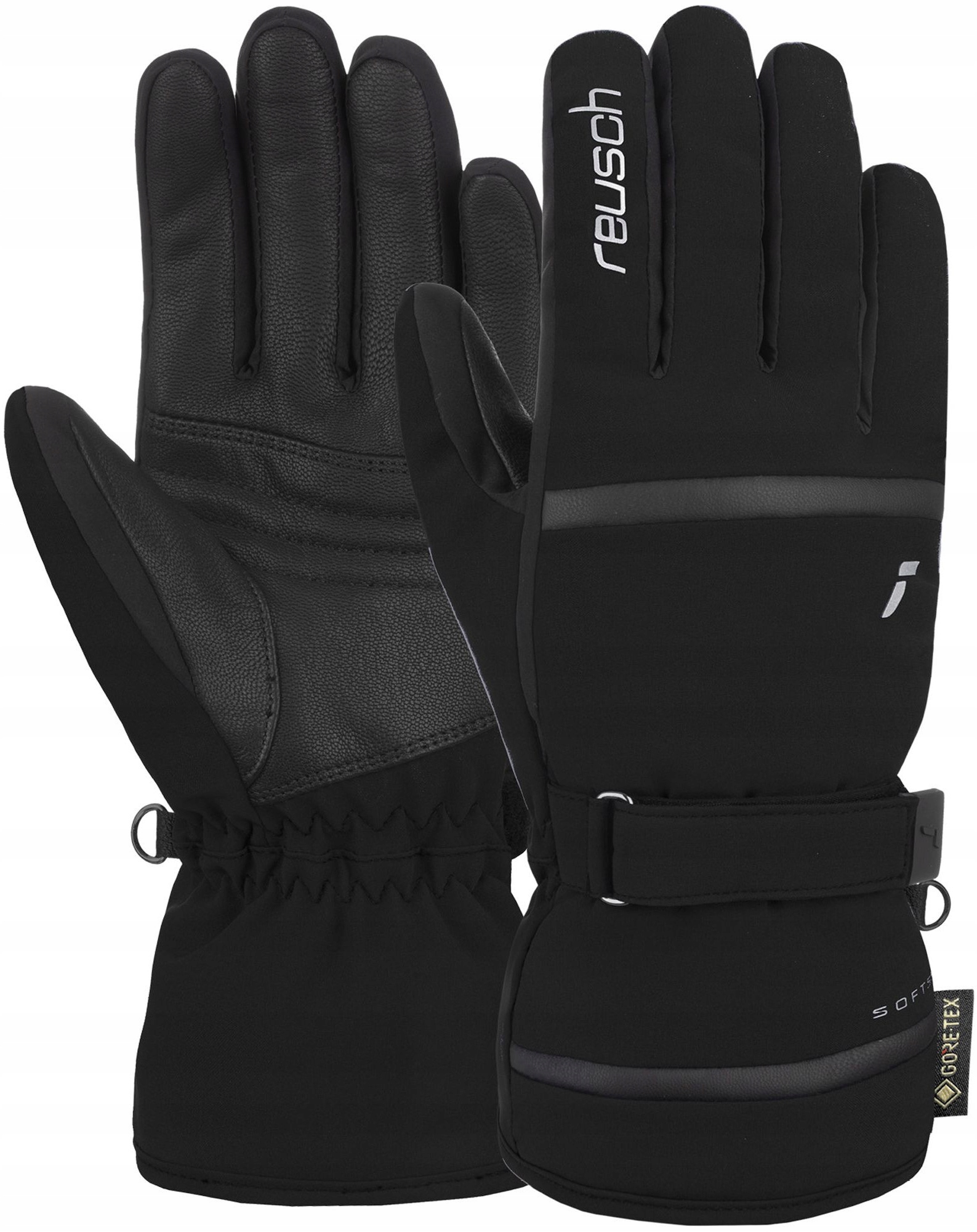 Dámské lyžařské rukavice Reusch Alison Gore-tex Velikost: 8 L blk/slv