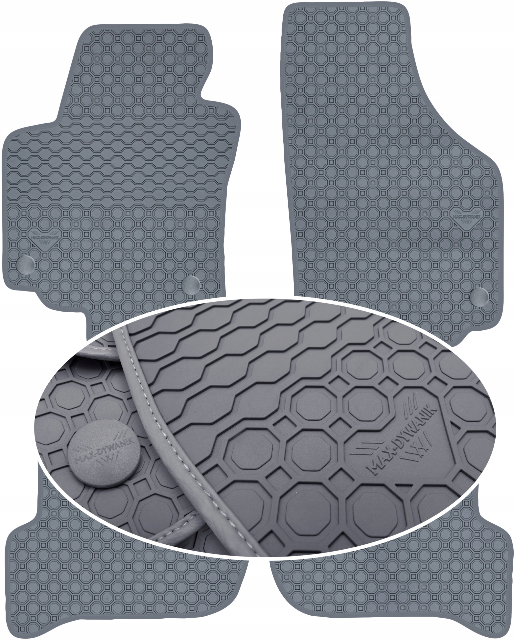 Seat Altea XL 2006-2015 Sivé podlahové rohože