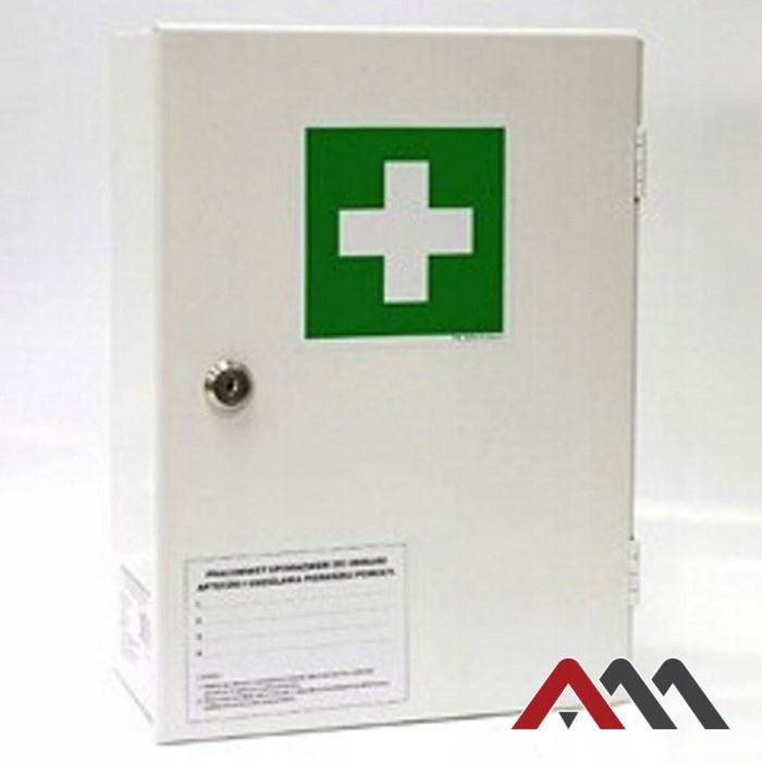 APTECZKA ŚCIENNA STALOWA ''30'' + USTNIK