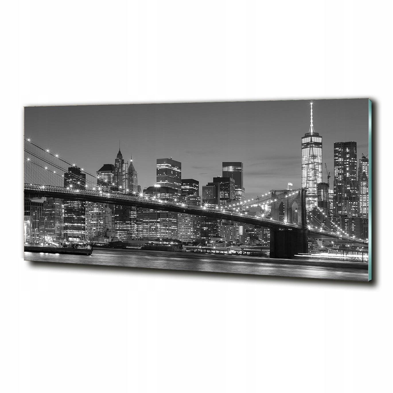 

Foto szkło na ścianę obraz Manhattan nocą 125x50