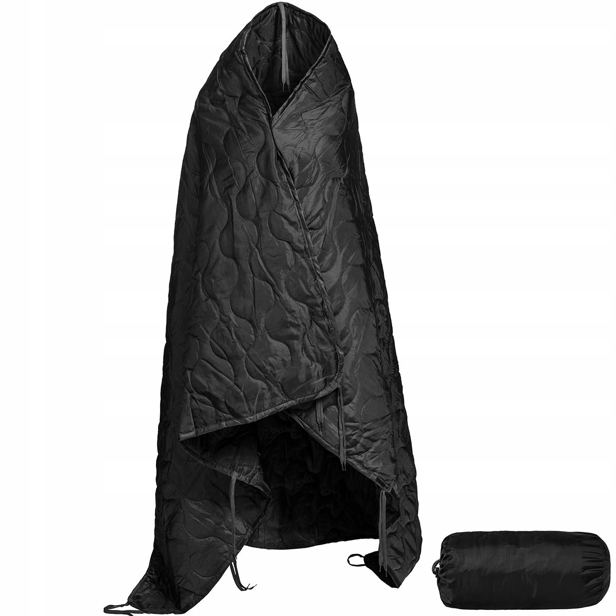 Us Poncho Liner Oteplovač Palátka Spací pytel Deka Blk