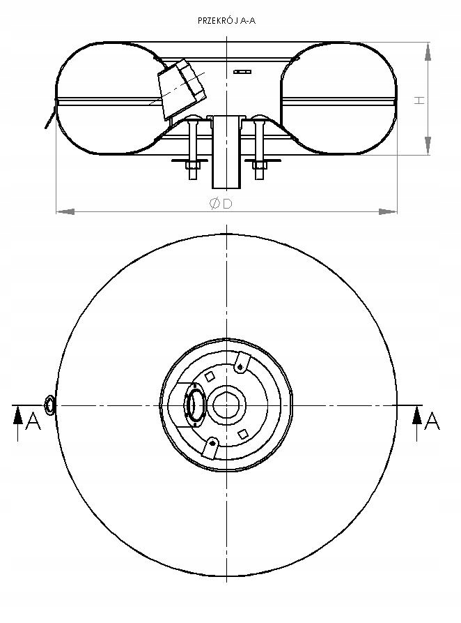 ZBIORNIK BUTLA LPG W KOLO 53L 630 220 HIT 2022 Engine Type Gasoline