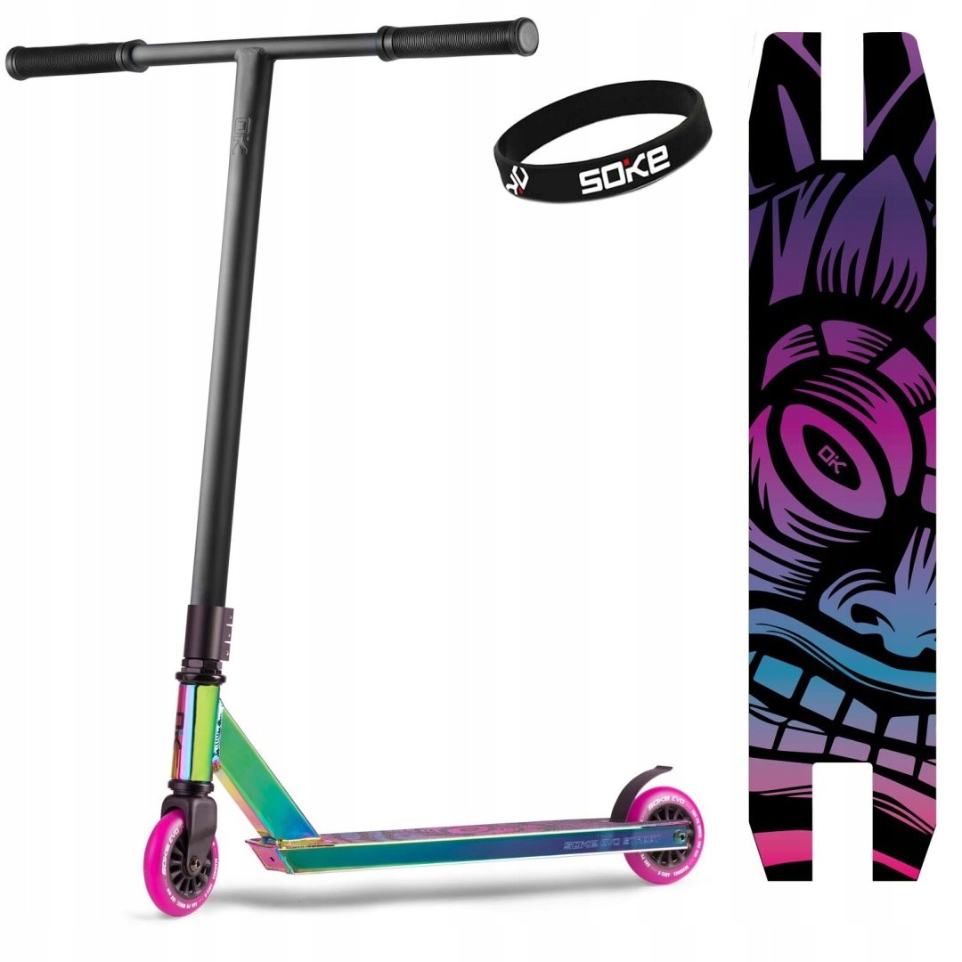 Freestyle koloběžka Soke Evo street black neochrome