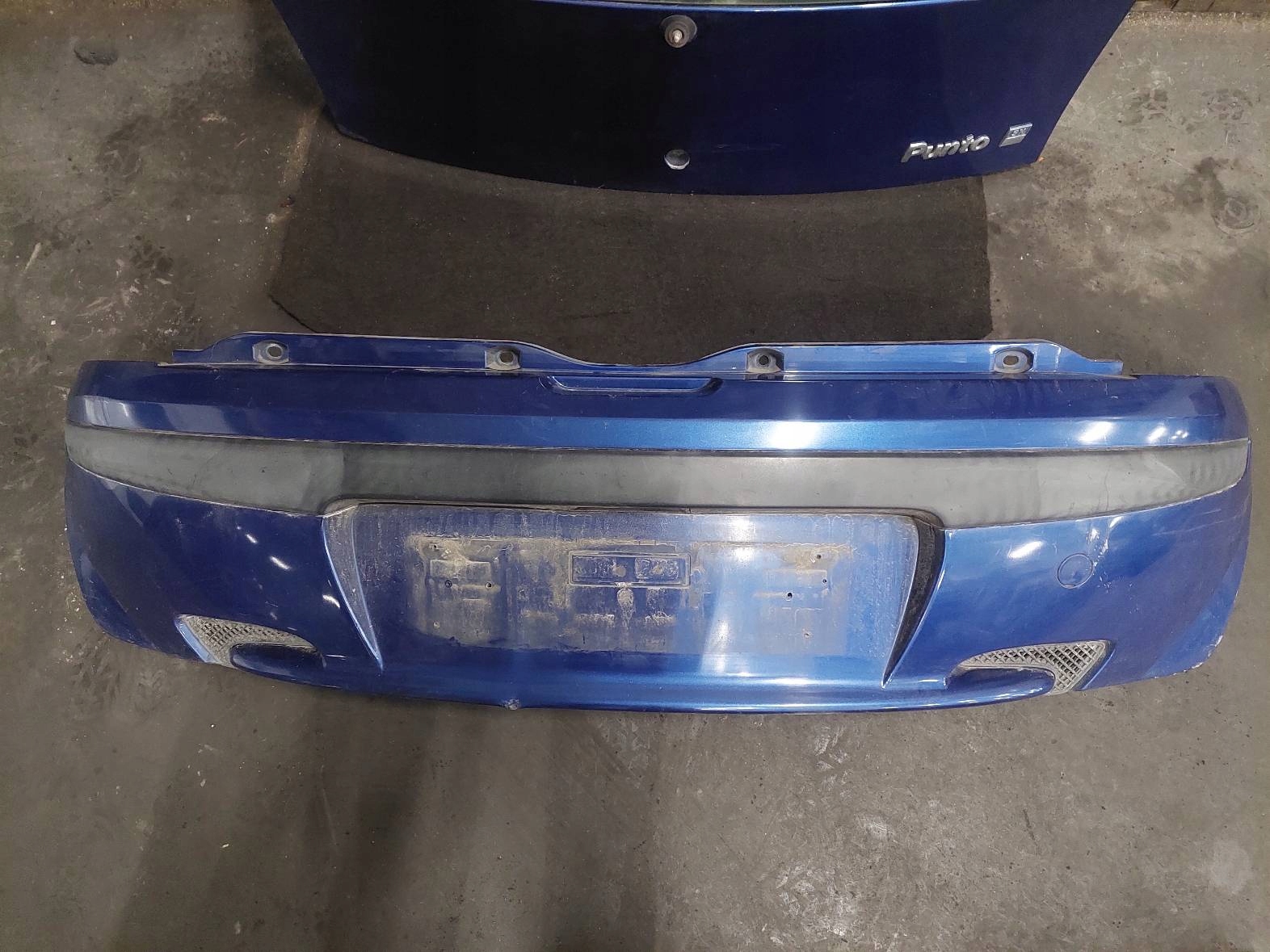 complete rear part trunk door bumper light FIAT PUNTO II