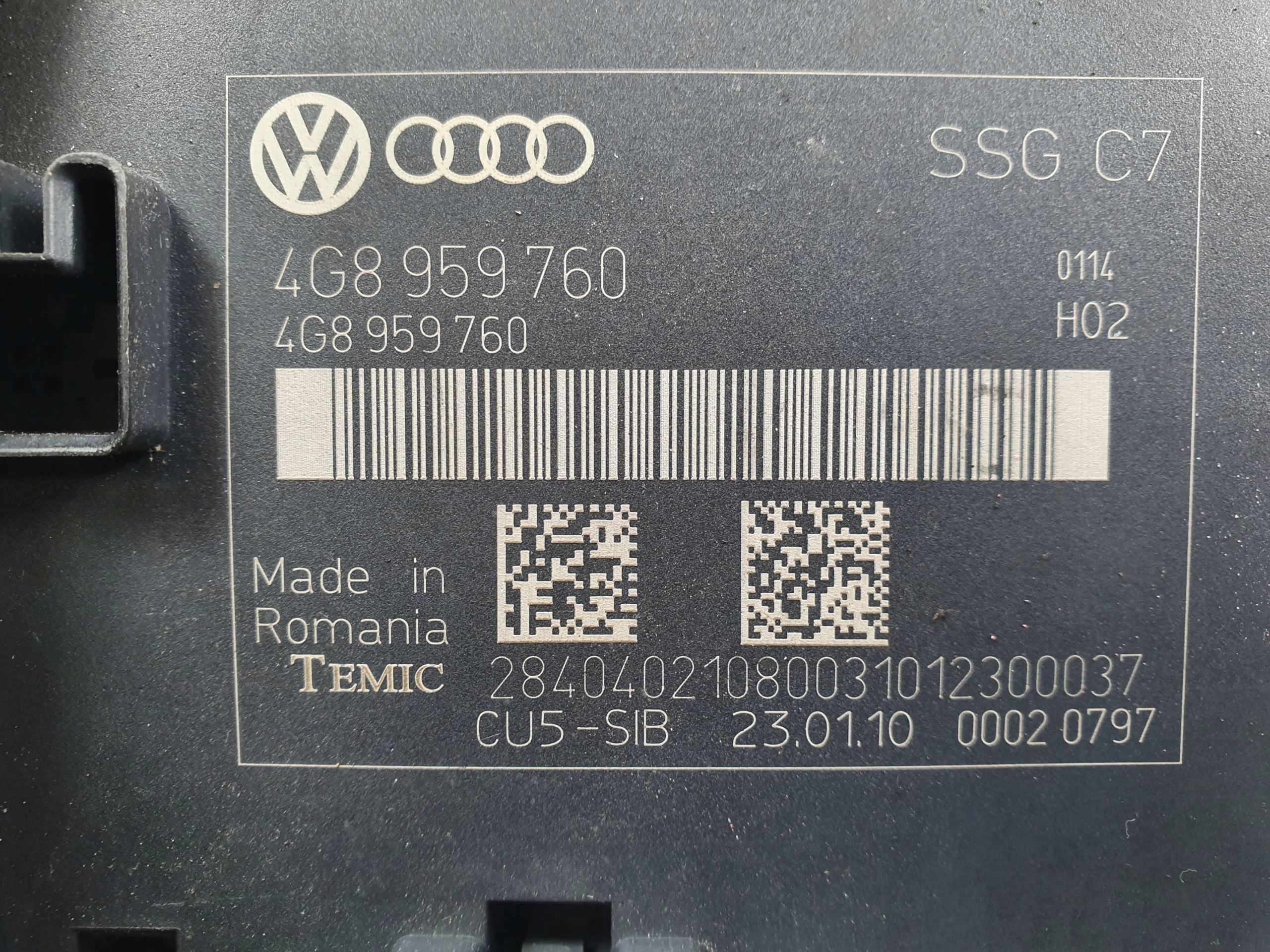 module 4G8959760 AUDI A6 C7