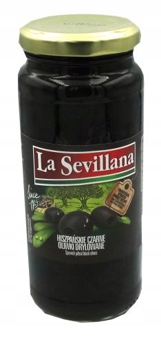 Levně La Sevillana Španělské černé olivy vypeckované 350 g