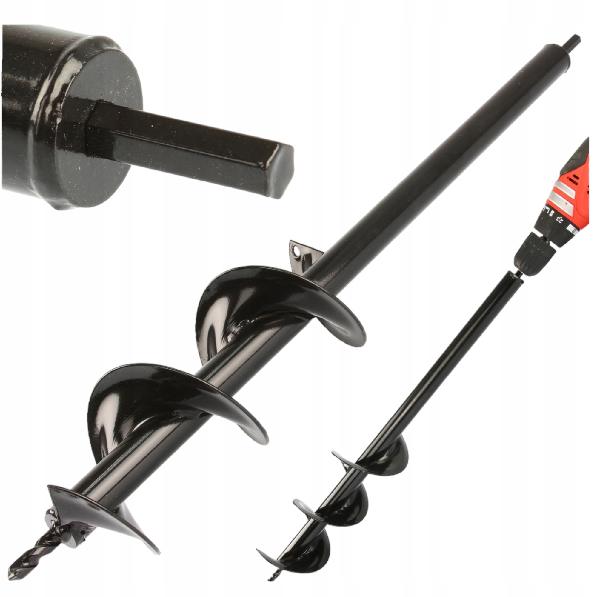 ŚWIDER DO GLEBY NA WIERTARKĘ WKRĘTARKĘ 10x80cm M83188 WIERTŁO ŚWIDER