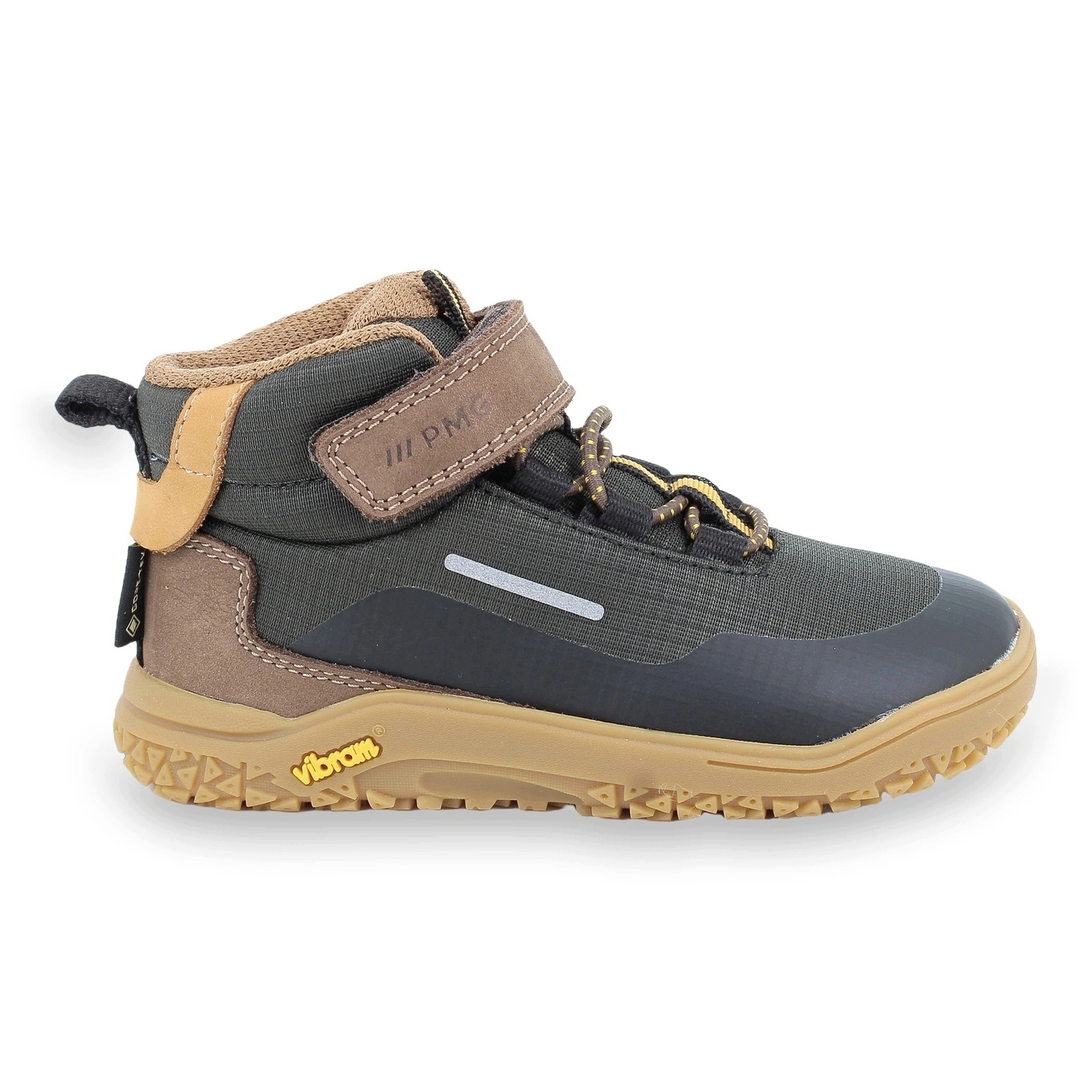 Buty barefoot dziecięce Primigi Grander Gtx Vibram Militare/Fango z 33
