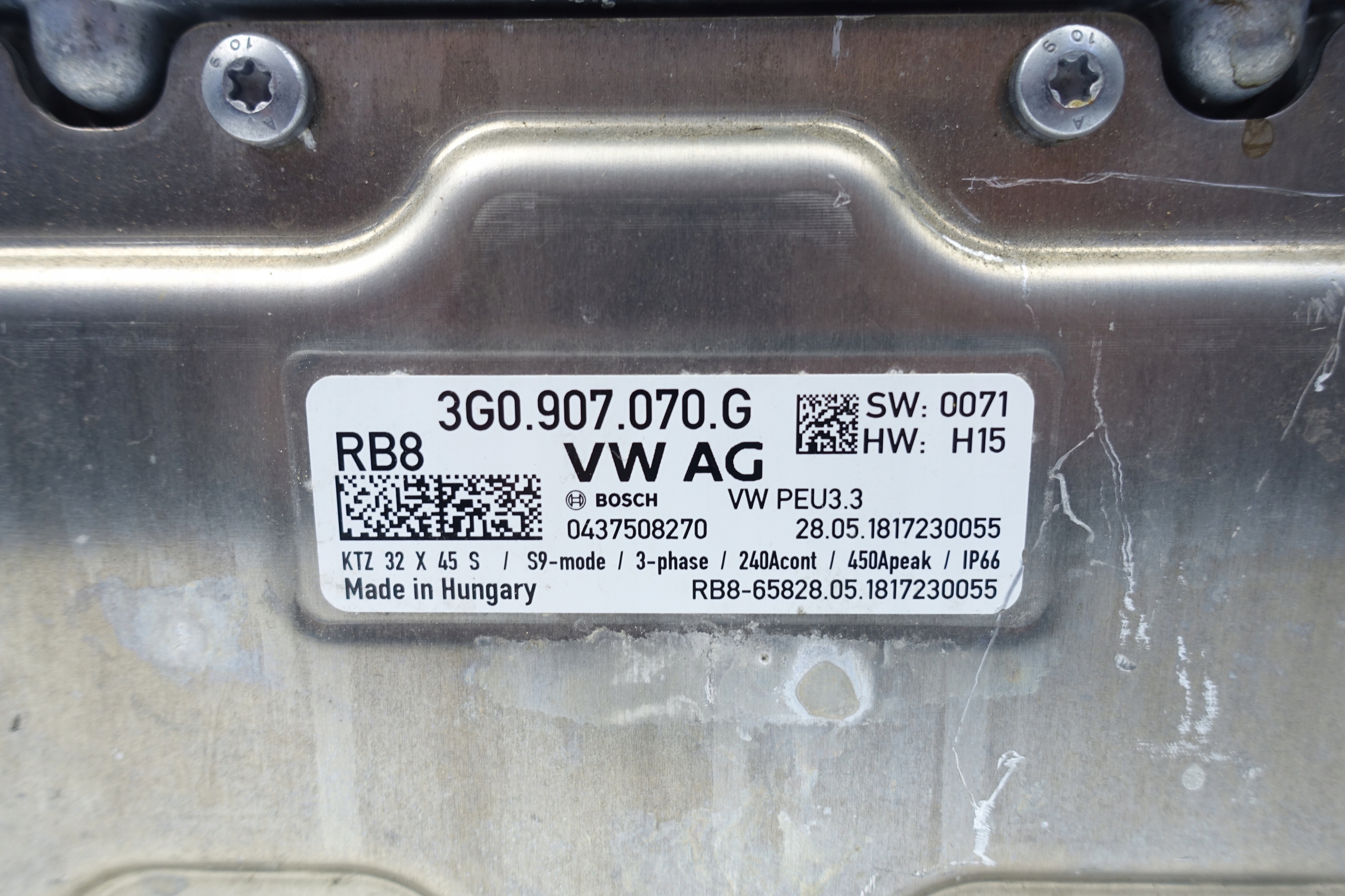 LADOWARKA PRADNICA BATERI VW PASSAT GTE 3G0907070G
