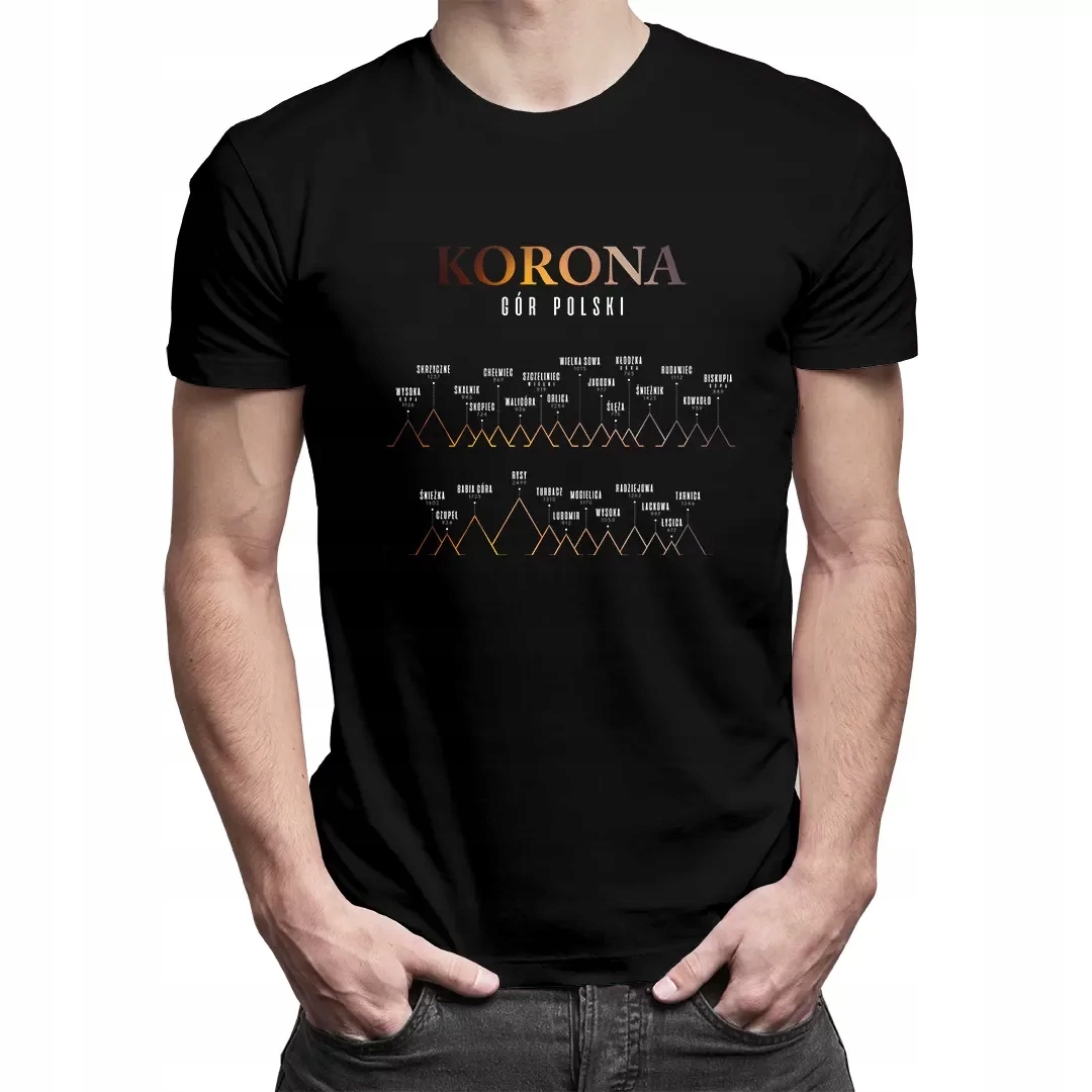 

Korona Gór Polski Koszulka Motyw Gór Dla Niego