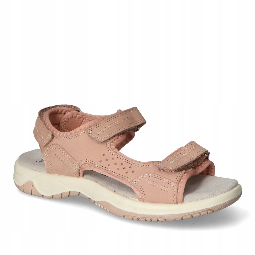 Dámské sandály Na Suchý Zip Marco Tozzi Růžové Látkové 39