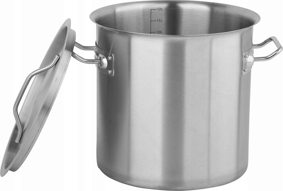 

Garnek 12L Indukcja Z Pokrywką 25x25cm Wysoki Yato