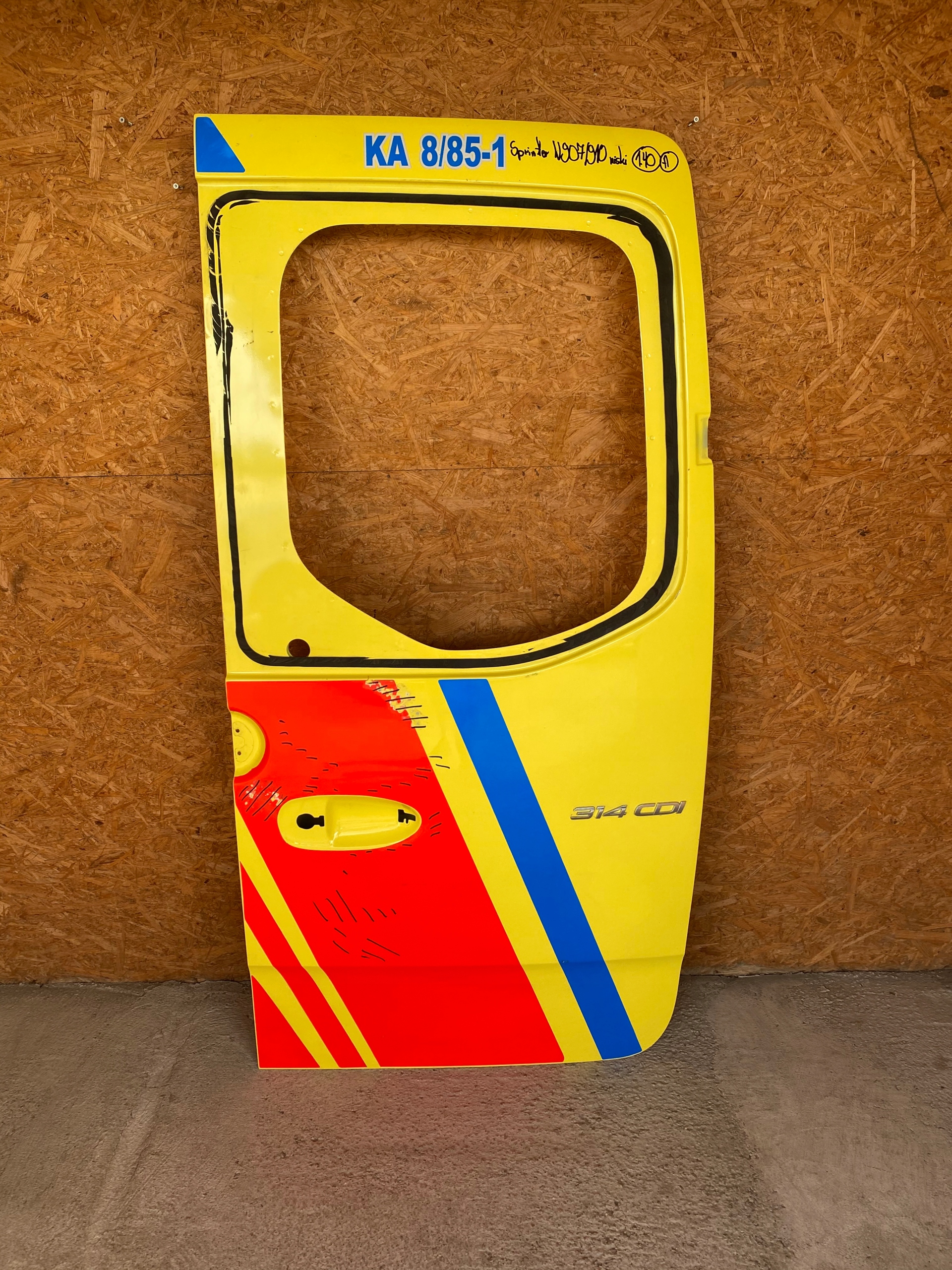 MERCEDES SPRINTER W907 W910 NISKI DRZWI PRAWE TYŁ