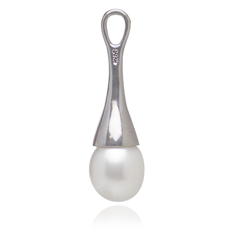 Stříbrný Přívěsek S Pravou Perlou