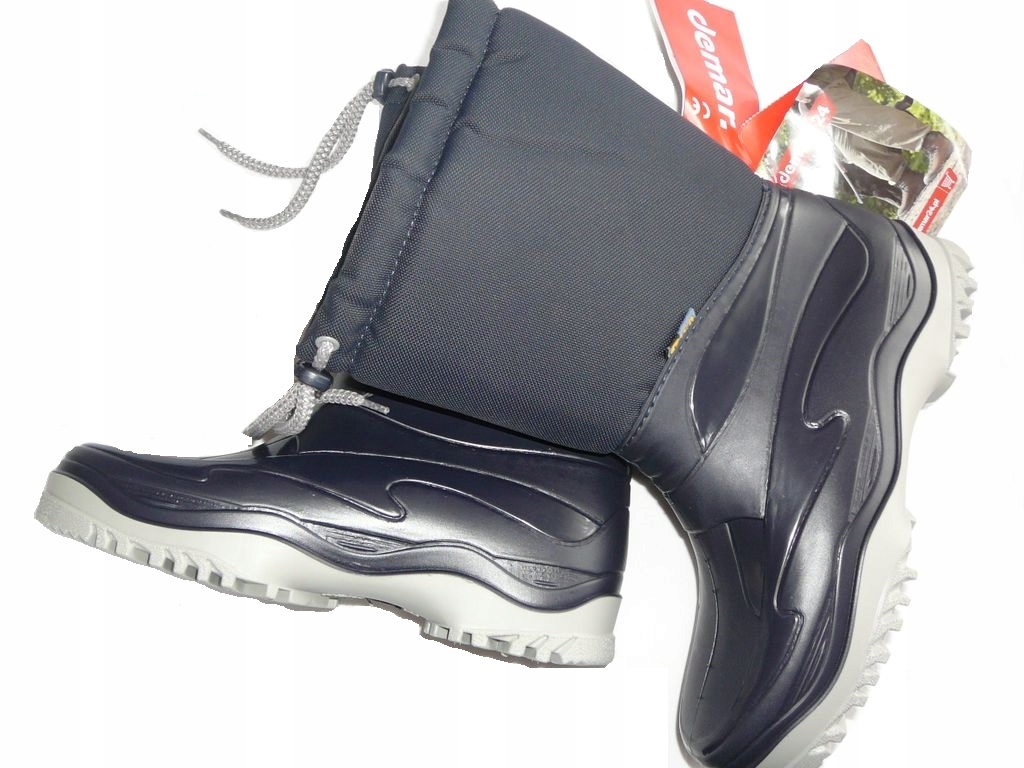 Śniegowce Dziecięce Młodzieżowe DEMAR PICO M 37/38 Odcień granatowy