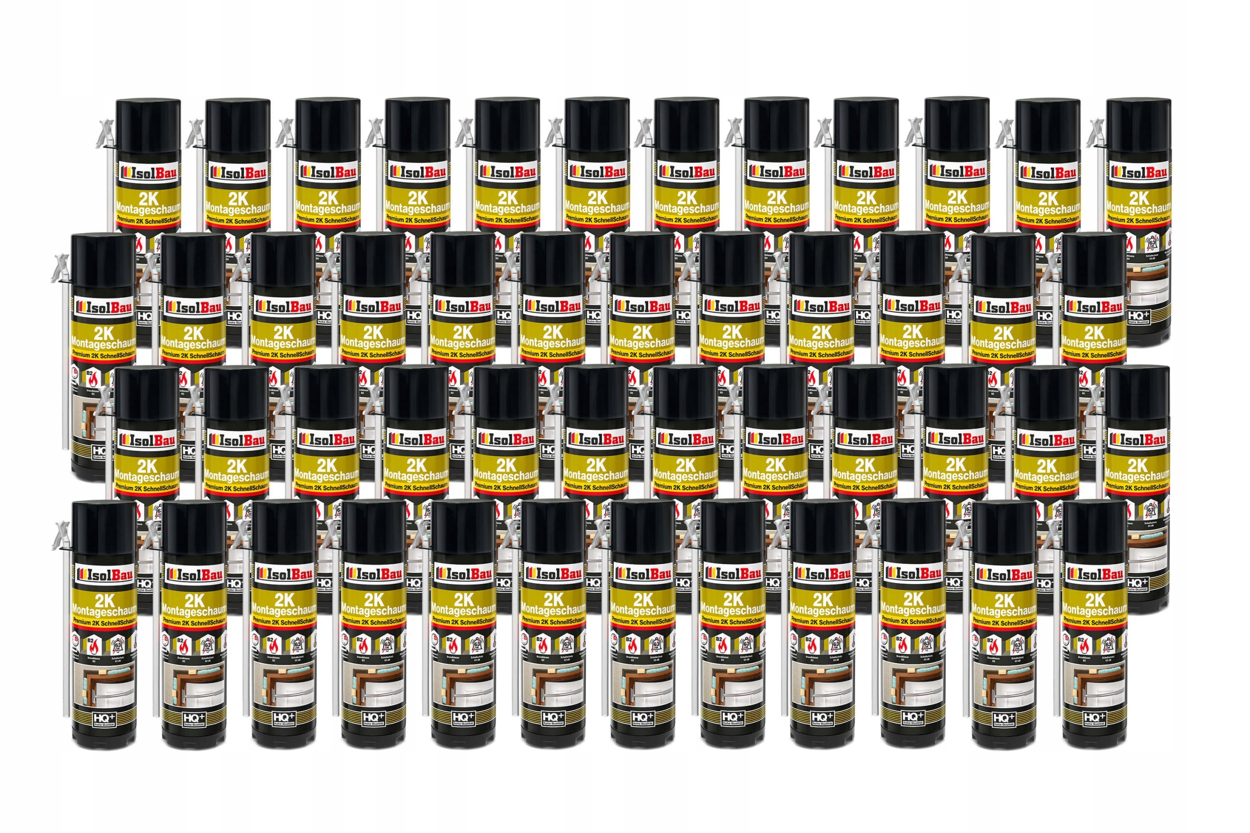 Montážní pěna 2K IsolBau 48 x 400 ml Rychleschnoucí pěna 2 – složková