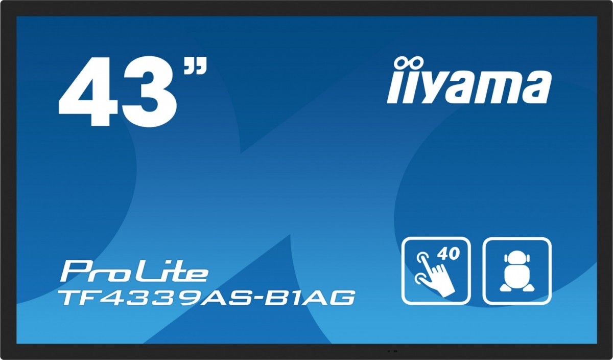Počítačový monitor iiyama 42,5" dotykový Led 3840x2160 px Ips