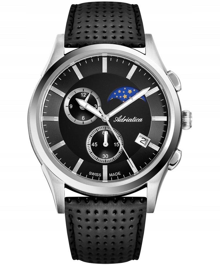 Pánské hodinky Adriatica Moonphase Chronograph