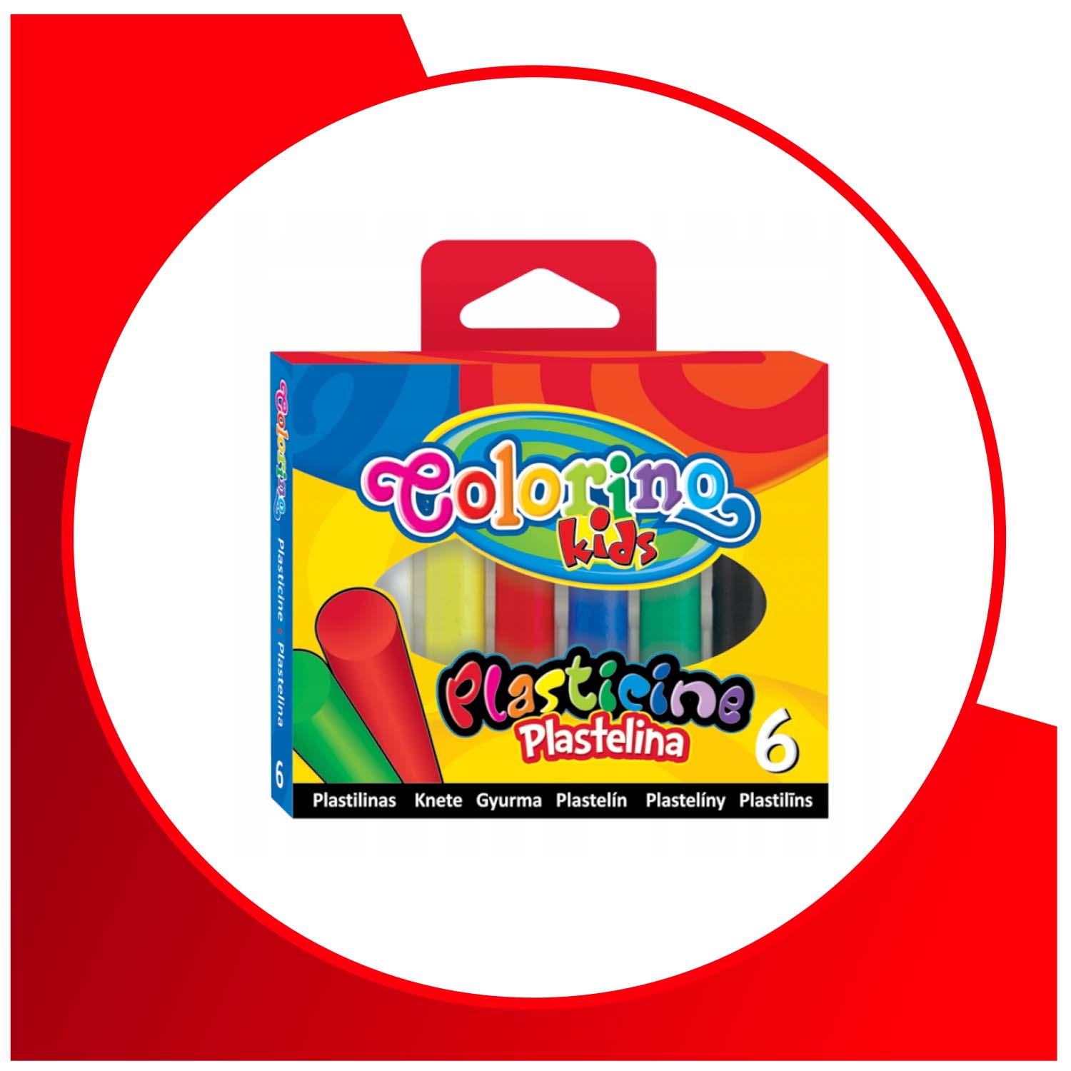 PLASTELINA 6 KOLORÓW COLORINO Marka Colorino