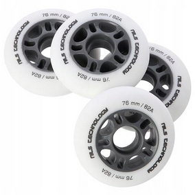 KÓLKA DO ROLEK NILS BIAŁE 76 MM 4 SZT