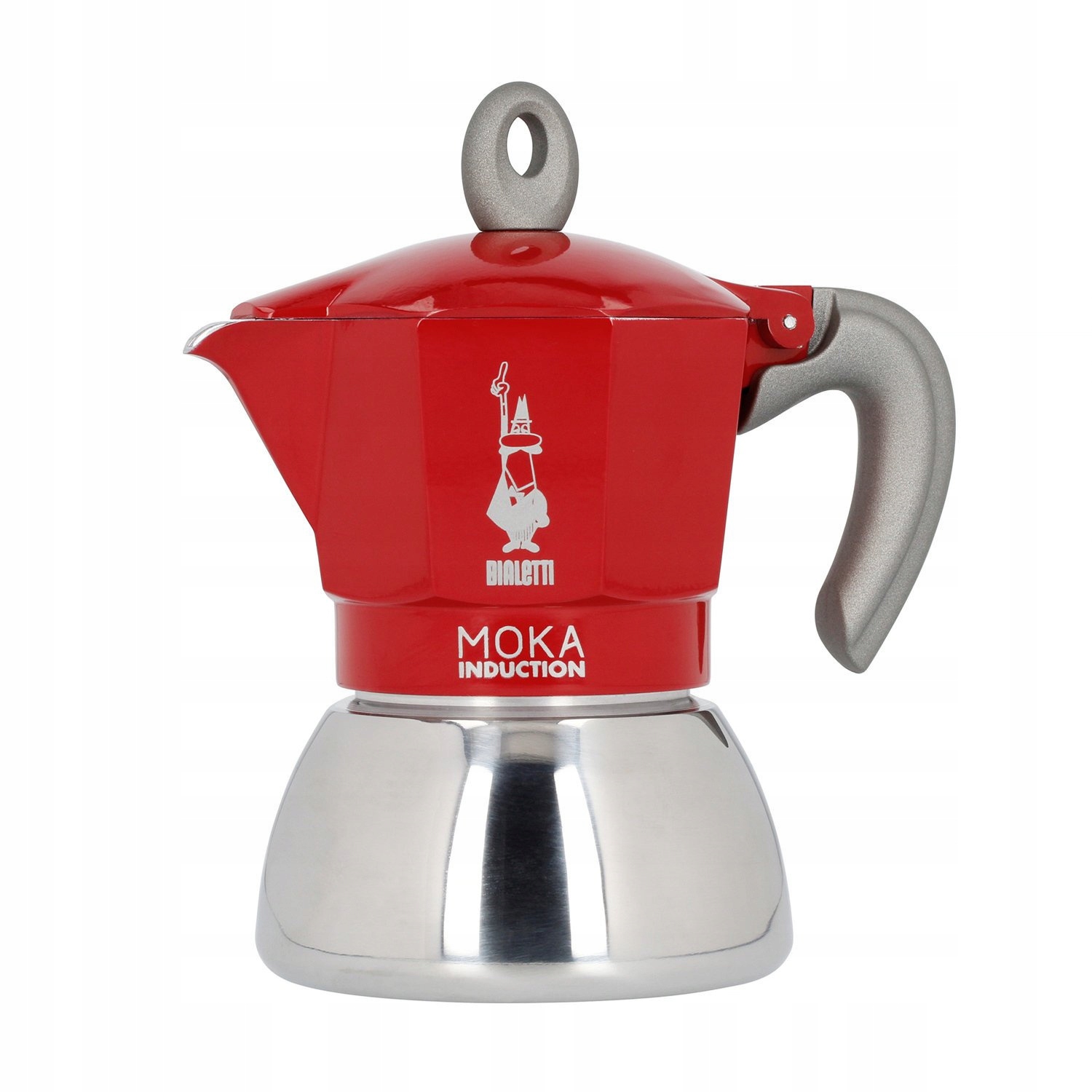 Kávovar Bialetti New Moka Induction 4 tz červený