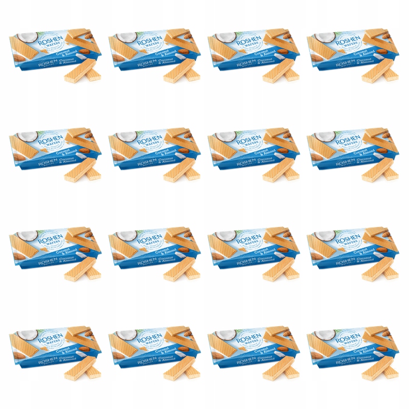 Wafers Coconut&Almond216 g X16