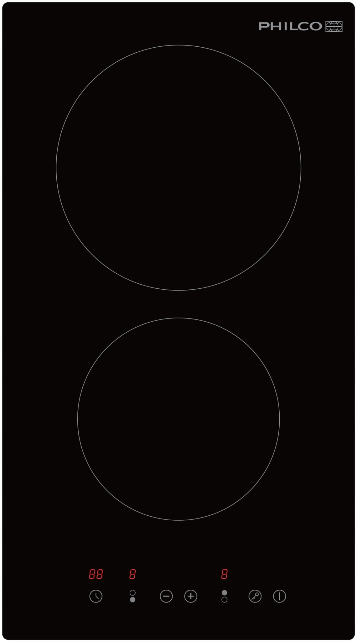 Keramická varná deska Philco PHS302C 2 pole 3,3 kW Časovač