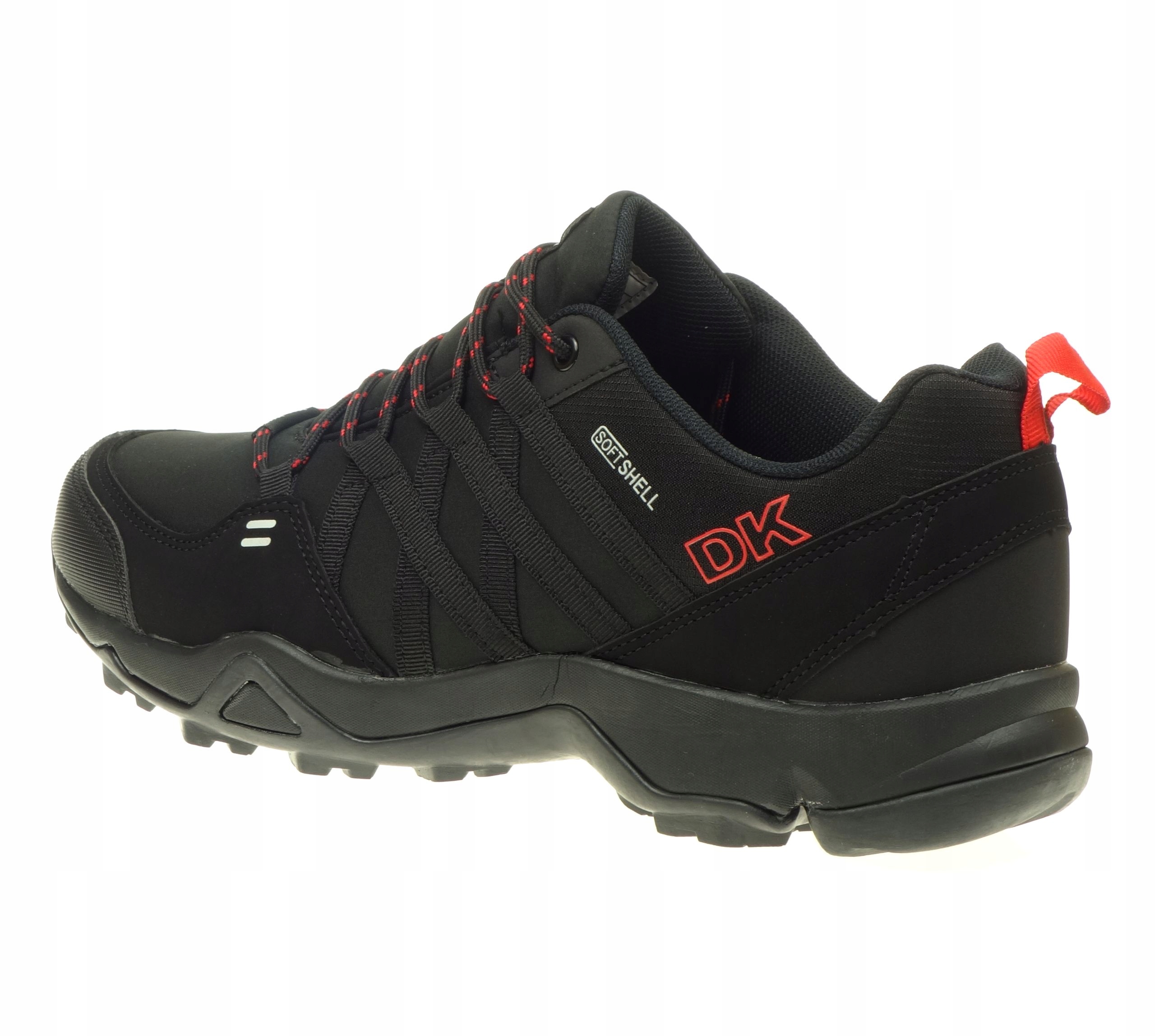 Buty Męskie Trekkingowe DK VB17282 SWAT SoftShell OUTDOOR Blk/Red 45 Kolor czarny