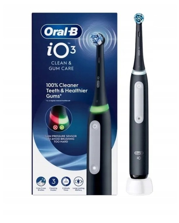 Szczoteczka Elektryczna Magnetyczna Oral-B iO Series 3 Matowy Czarny