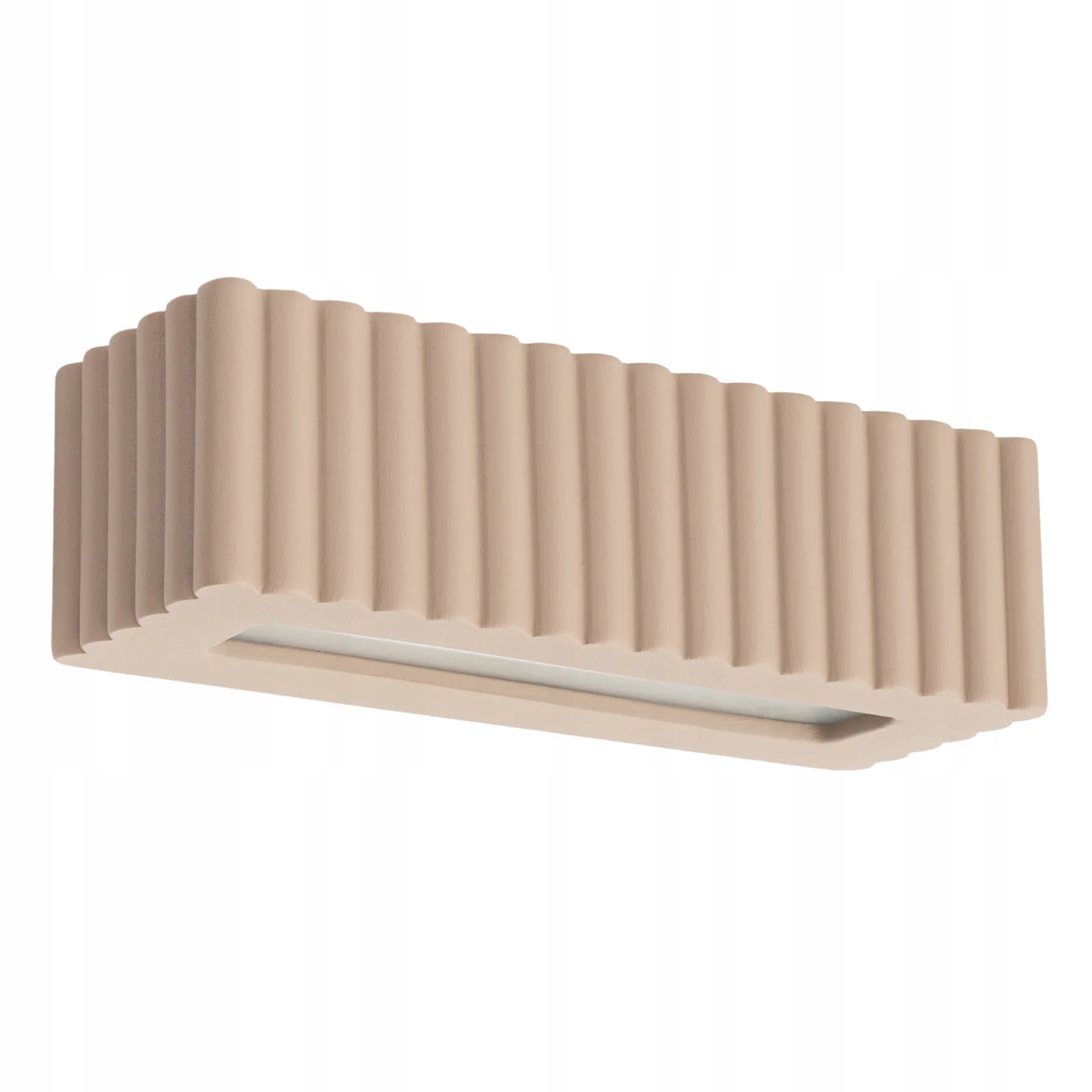 Sollux Keramická nástěnná lampa Taupe Rigata Moderní 1xE27 15W