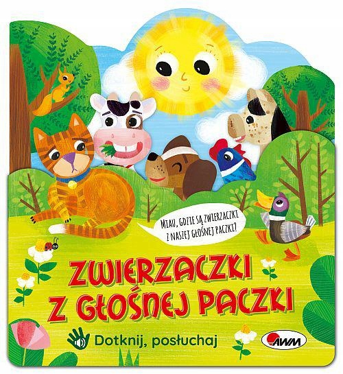 

Książka Dźwiękowa Sensoryczna Zwierzaczki z Paczki