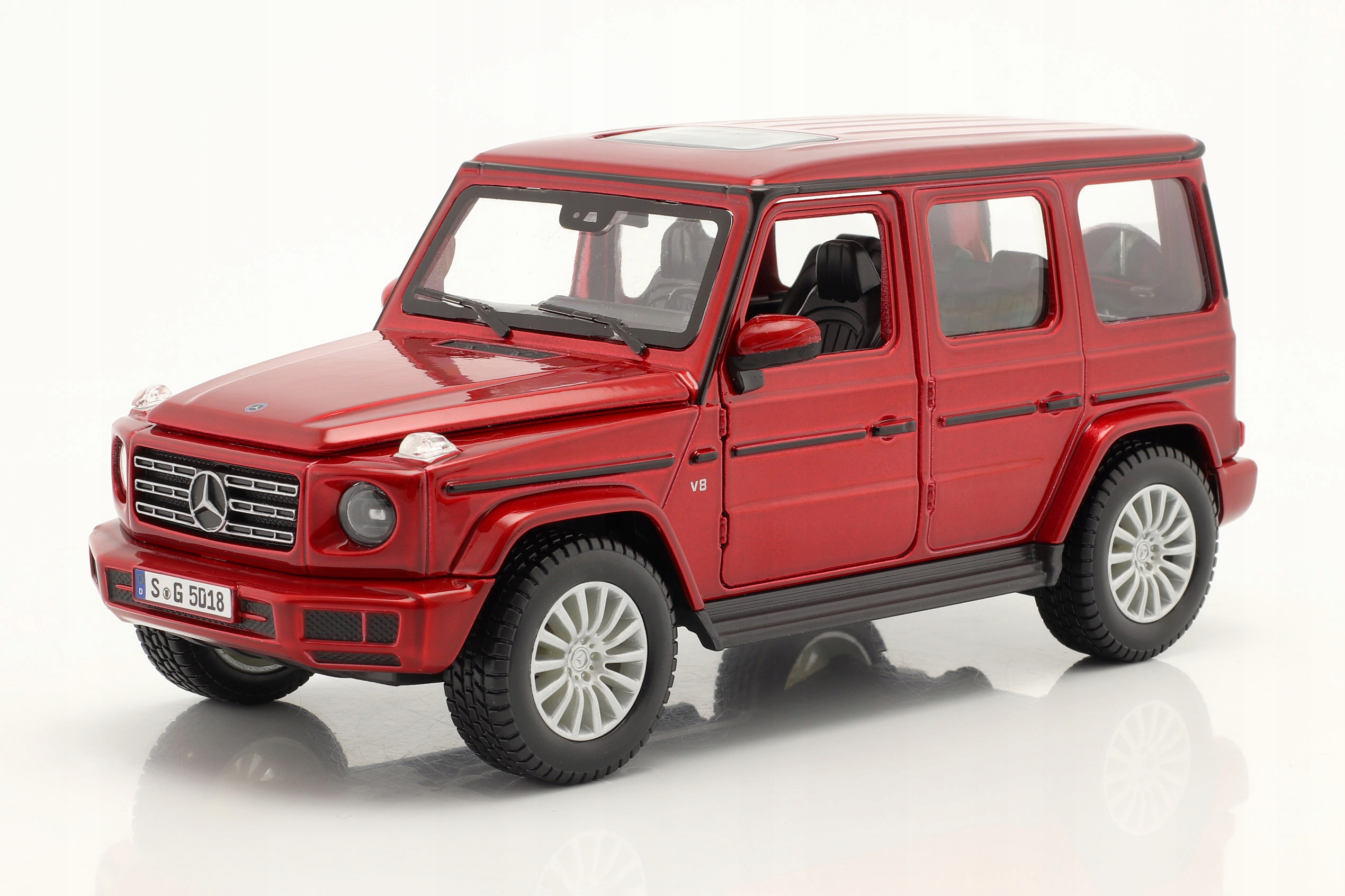 Mercedes-Benz G-Class Amg G63 V8 2019 Červený Maisto 1:25 Model Auta