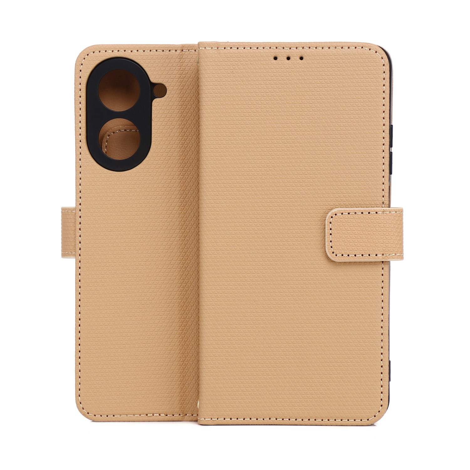Etui Smart Triangle do Xiaomi Redmi Note 15 Pro 5G brązowe Tfo