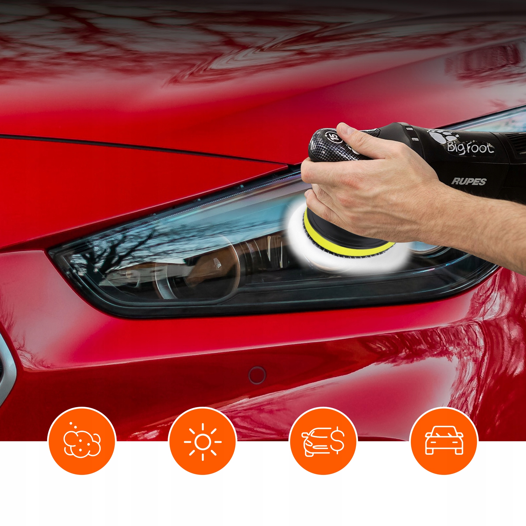 ZESTAW DO POLEROWANIA REGENERACJI LAMP REFLEKTORÓW EAN (GTIN) 6958823539051