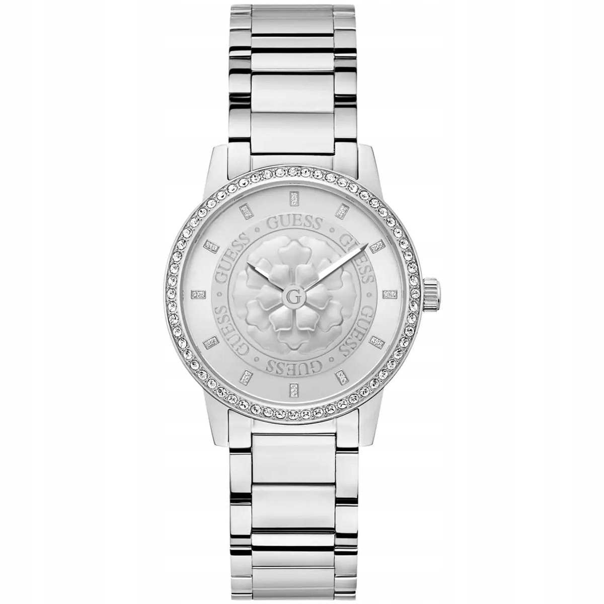 Dámské hodinky Guess GW0747L1 Zirkony stříbrné