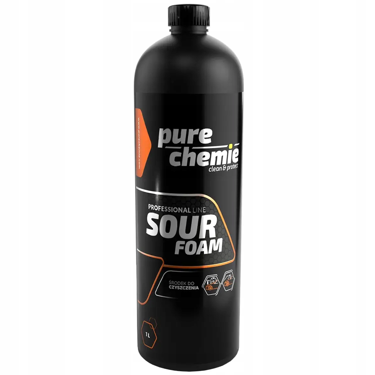 Mocna Aktywna Piana Oprysk Wstępny Kwaśny Ph, 1L Pure Chemie