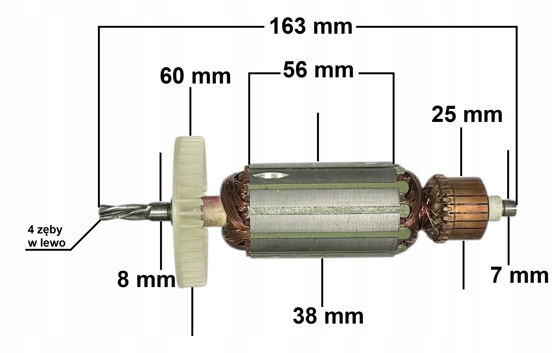 Oběžné kolo pro vrtací kladivo Ferm 800 N 4 zuby (jk 293)