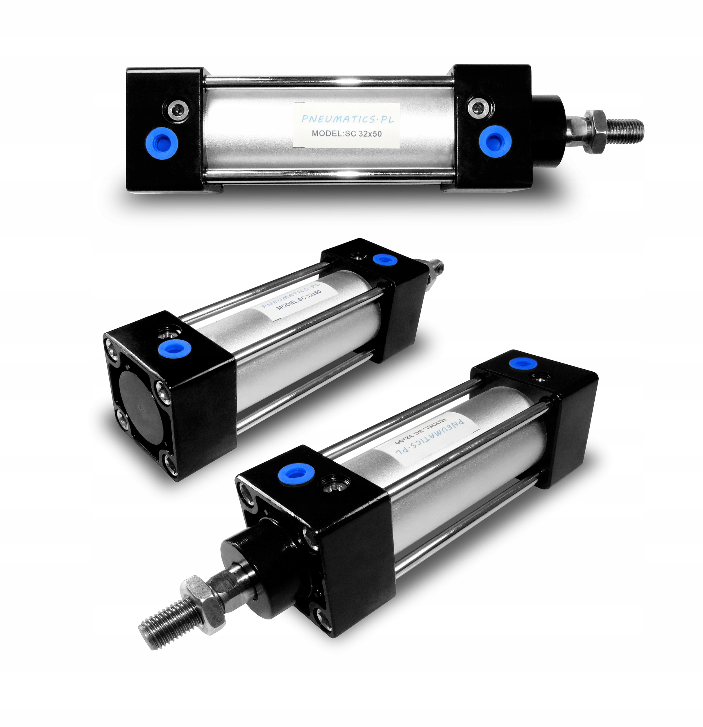 Siłownik Pneumatyczny Napęd 40x100 ISO 15552/6431 Kod producenta Z04PC3-790